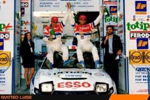 Matteo Luise è terzo assoluto nel Rally del Salento 1996