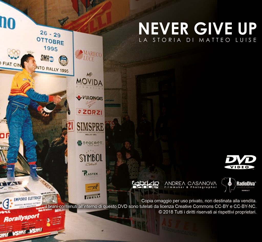 Never Give Up: il film sulla storia di Matteo Luise